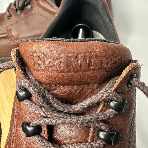 Red Wing 6659 Men\'s 14D Brown Pebble Leather Steel-Toe Work Shoes Slip Resistant main image 11
